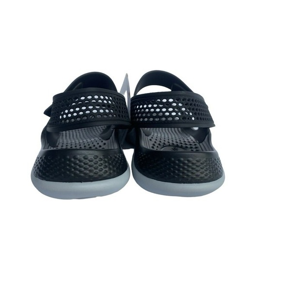 Crocs Women’s LiteRide 360 Sandals - Black/Light Grey Size 4 💎 - Picture 4 of 5